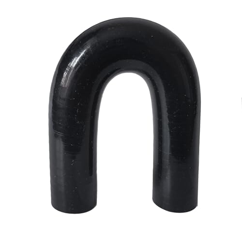 ID 1" inch 25mm Coupler Hose U Bend Shape 180 Degree Elbow High Temp 4-Ply Reinforced Silicone Intercooler Hose Intake Boots - size: 1‘’(25mm)