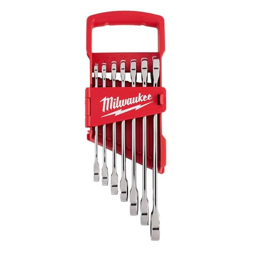 Milwaukee 48-22-9406 7pc Ratcheting Combination Wrench Set - Sae