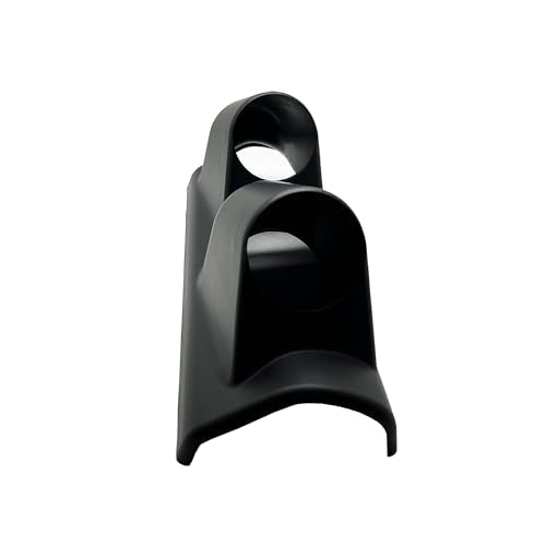 Universal Black 2" 52mm Double 2 Hole Pillar Gauge Pod Holder - size: Double