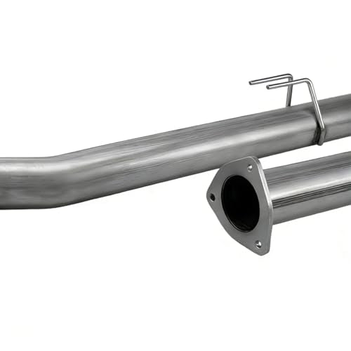 Stainless Steel Exhaust Pipes Kit + Muffler for 2011-2023 Ford F-250 F-350 F-450 SuperDuty Pickup Truck 6.7L 4" Powerstroke Diesel - size: for 2011-2023 F-250 F-350 F-450