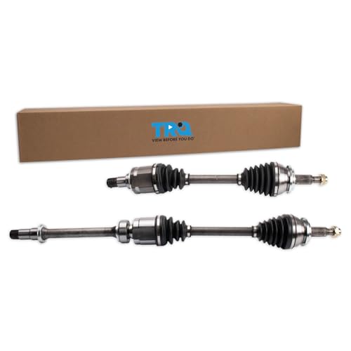 TRQ Front 2 Piece CV Axle Shaft Assembly Set - style: CSA33957