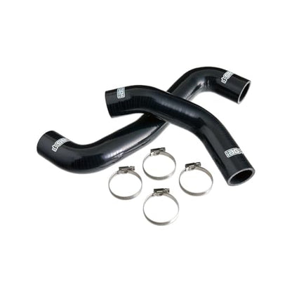 IAG Silicone Radiator Hose Kit for Subaru WRX 2008-14, STI 08-21, Black - color: Black
