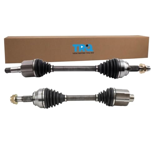 TRQ Front 2 Piece CV Axle Shaft Assembly Set - style: CSA36524