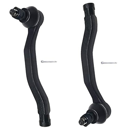 Front Outer Inner Tie Rod End Kit for Honda Pilot 2003-2008 (4pc) - size: ES3716 ES3717 EV471