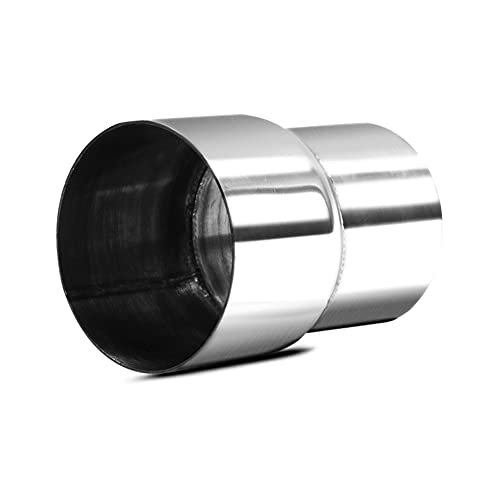 Universal 2.5" ID to 3" OD Exhaust Pipe Adapter Connector Reducer 304 Stainless Steel 2.5 Inch to 3.0 Inch 2 1/2” ID to 3.0” OD kit - size: 2.5" ID to 3" OD