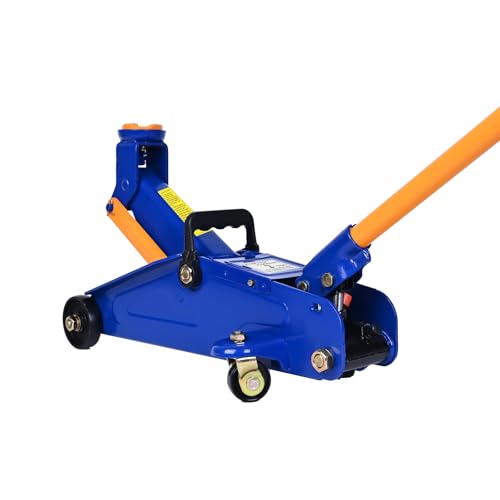 AAIN 2-Ton Hydraulic Floor Jack, 4,400 lb Capacity, Heavy-Duty Car Jack