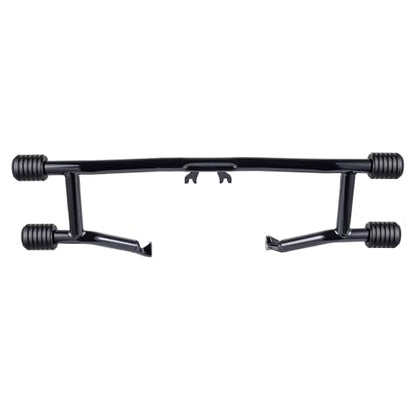 Advanblack Protek Two Step Highway Peg Crash Bar with CNC Slider Fit for 2014-2025 Harley Touring Road Glide Street Glide Electra Glide – Engine Guard Performance Upgrade (Black CNC) - color: Black CNC