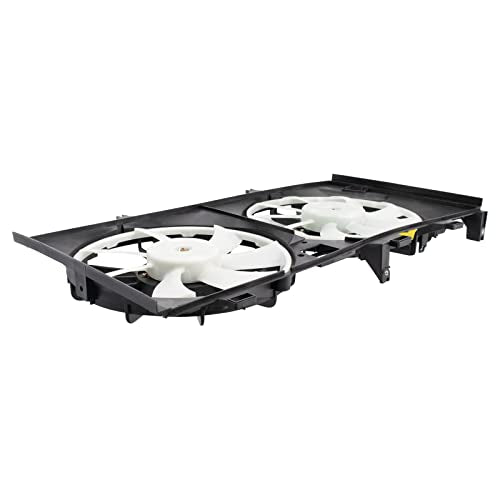 TRQ Radiator Dual Cooling Fan Assembly - style: RFA80380
