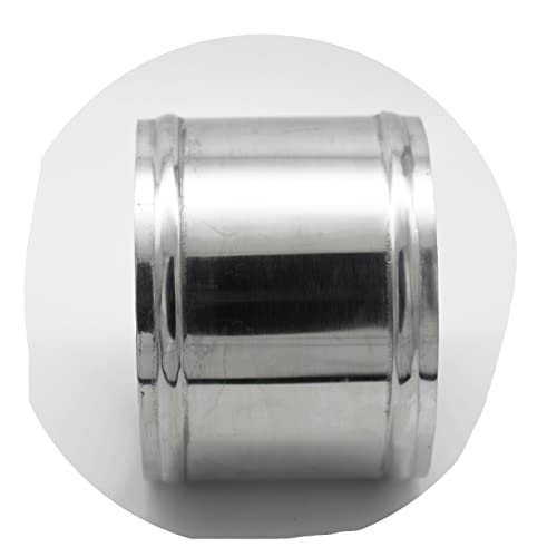 89mm(3.5") OD, Length 3" (76mm), Straight 3.5 Inch 6061 Aluminum Alloy Hose Joiner Tube Intercooler Pipe Connector High Class Glossy Polished Treatment Air Intake Tube with Bead Roll - size: OD 3.5" (89mm)