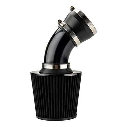 KAX 3" Cold Air Intake Kit for 1999-2000 BMW 323i - color: Black, size: 2001-2005 BMW 325i