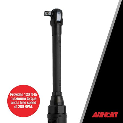 AIRCAT 805-HT-22-5 1/2" High Torque Long Reach Ratchet, 130 ft-lb, 200 RPM