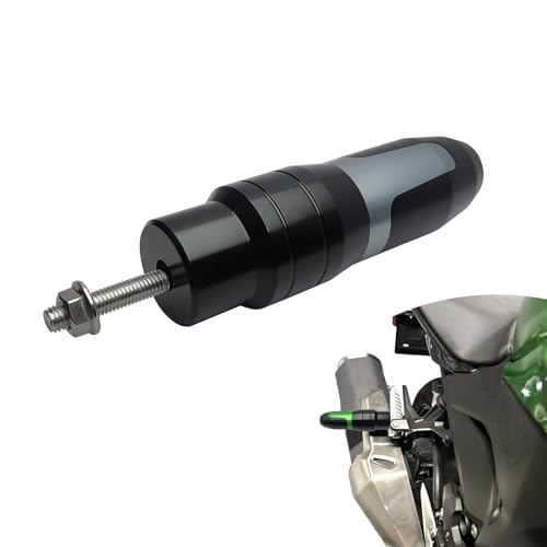 Motorcycle Frame Sliders Rear Crash Bar Falling Protector Titanium - color: Titanium