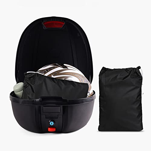 LIHAO Waterproof Motorcycle Cover 190T, Outdoor Bike Cover, Black
