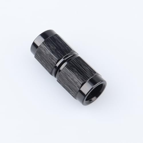 AC PERFORMANCE -3 AN Female to -3 AN Female Straight Swivel Coupler Union Fitting Adapter Aluminum Black - color: Black 0, size: 3AN