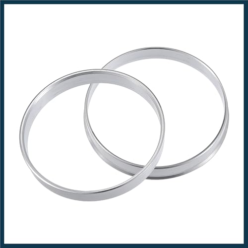 4pcs OD 68mm to ID 65.1mm Aluminum Alloy Car Auto Hub Centric Rings Wheel Bore Center Spacer Automotive Parts