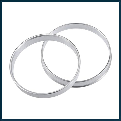 4pcs OD 68mm to ID 65.1mm Aluminum Alloy Car Auto Hub Centric Rings Wheel Bore Center Spacer Automotive Parts