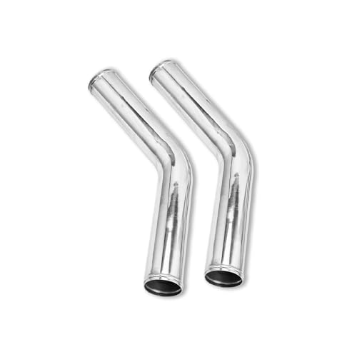SUNROAD 8PCS 3" Aluminum Intercooler Tube, Universal Fit,Silver