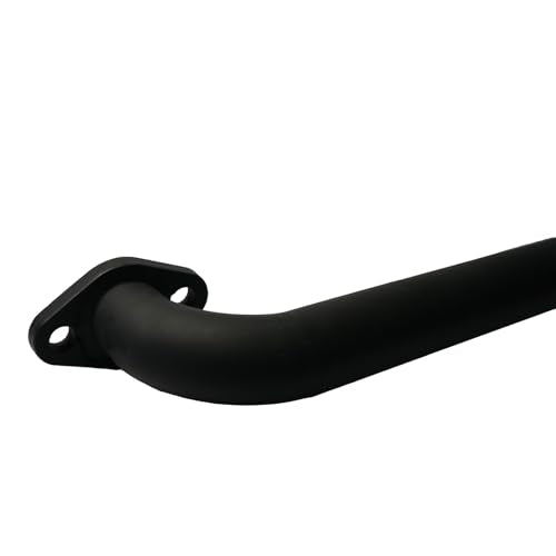 JMCHstore Mini Bike Header Pipe for Coleman B100 Mega moto MM80 Black - color: Black