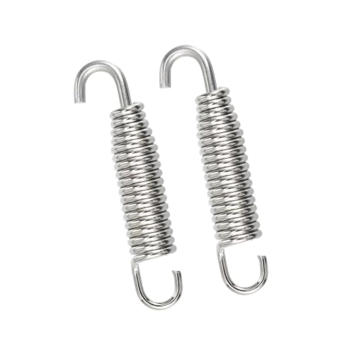 2 Pcs Universal Exhaust Pipe Spring for Motorcycles 58mm 2.28"