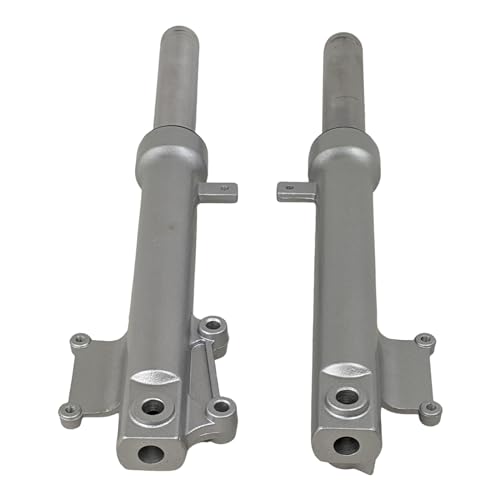 RedCap Front Shock Absorbers Forks Set for 50cc 150cc Scooter Moped TaoTao VIP MaxPower 150, PowerMax 150cc Roketa GY6 Scooter Moped 452mm (Silver) - color: Silver