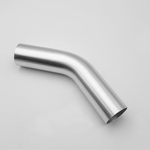 AC PERFORMANCE 2.25" 45° Degree Aluminum Elbow Intercooler Air Intake Tube - color: Silver 45, size: 2.25" (57mm)