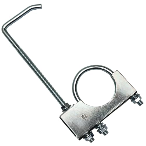 2.5" Exhaust Clamp With Hanger One-Piece Muffler Hanger, Pack of 1 - size: 2.5"-1 PACK（One-Piece)