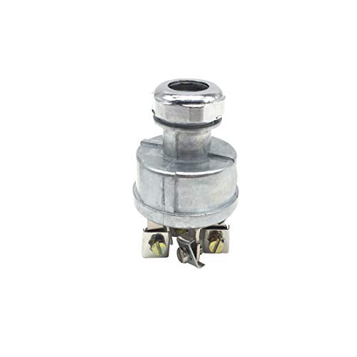 272041 Ignition Switch for Hyster 2394129 Clark D147482 Daewoo Forklift 108066, Silver, Ignition, Manual