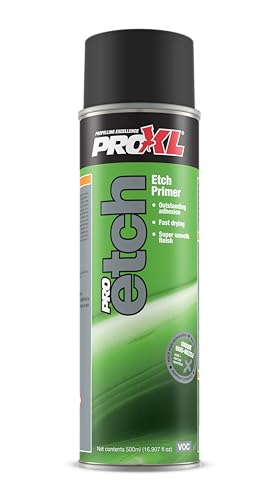 ProXL ProEtch Primer Aerosol - 500 ml | Acid Etch Primer for Bare Metal | Superior Adhesion & Corrosion Resistance | Fast Drying Formula | Ideal Base for Paint & Filler | Easy Application for Automotive Use