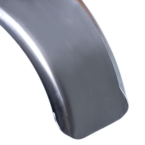 Tie Down Trailer Fender – Single Axle, 16 Gauge Smooth Steel – For 15" Tire Assemblies Only – 31.5" L x 10" W x 13" H (1 Single Replacement Fender) - size: 31.5" x 10" x 13", style: 1 Fender