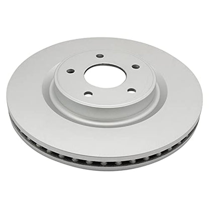 TRQ Front and Rear Brake Rotors Set Vented Premium G-Coated - style: BKA14824