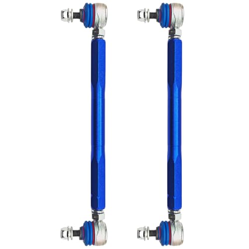 300mm-350mm Universal Adjustable Sway Bar End Links | M10 Stud with 12 mm Spacer Washer | Adjustable Sway Bar Links - size: 300MM-350MM