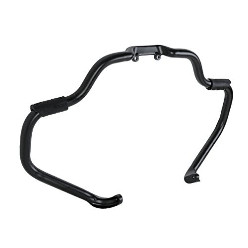 TCT-MOTORPARTS Mustache Engine Guard Highway Crash Bar+ Red Lower Fairing Fit for Indian Roadmaster 2023-2025 Chieftain Classic Springfield Limited - color: Black Crash Bar+Red Fairing