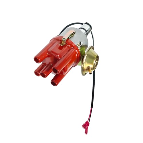 034 Vacuum Advance Electronic Distributor Fits for VW Bug Bus Ghia Beetle Fastback Karmann Transporter 0231170034, 0231170034EL Red - color: 2# Red 034 0231170034EL