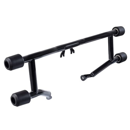 Advanblack Protek Two Step Highway Peg Crash Bar with CNC Slider Fit for 2014-2025 Harley Touring Road Glide Street Glide Electra Glide – Engine Guard Performance Upgrade (Delrin) - color: Delrin