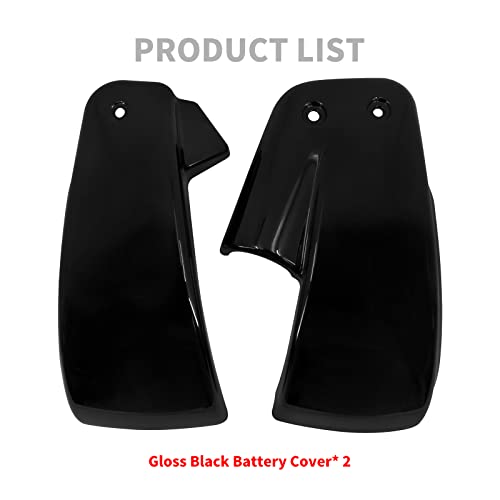 Motorcycle Battery Side Fairing Covers Fit for Harley Fat Boy Breakout FXBR FXFB FLSB 2018-2023 (#2 black) - color: #2 black
