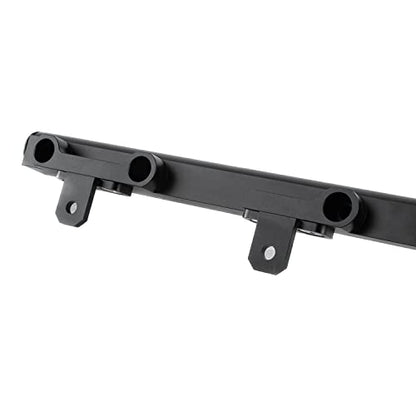 ALLOYWORKS Billet Aluminum Fuel Rail Fit Fit 1997-2001 Jeep Cherokee XJ Wrangler, Black