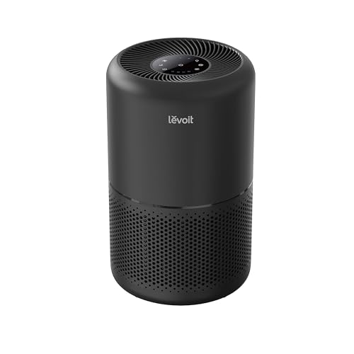 Levoit Air Purifier for Home Pets Hair Allergies in Bedroom Quiet Purifiers - color: Black, style: Core 300-P 1Pack
