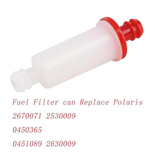 2530009 2630009 1/4 inline Fuel Filter fits Polaris Trail Boss 250 325 330 Sportsman 400 500 550 Hawkeye Xpresss Xplorer 300 400 Parts