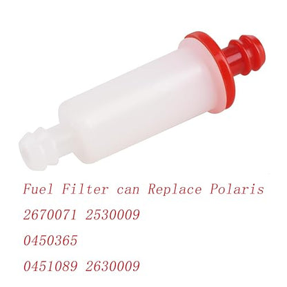 2530009 2630009 1/4 inline Fuel Filter fits Polaris Trail Boss 250 325 330 Sportsman 400 500 550 Hawkeye Xpresss Xplorer 300 400 Parts