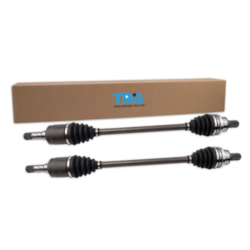 TRQ Rear Left and Right CV Axle Assembly Set 2 Piece - style: CSA36031