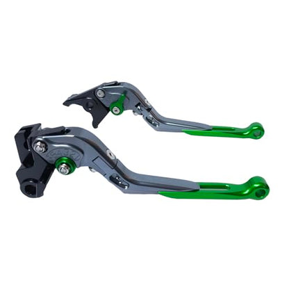 Brake Clutch Levers Replacement for Kawasaki Ninja 650 Z650 17-25 - color: Titanium