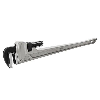 DURATECH 36-inch Aluminum Straight Pipe Wrench, Adjustable Plumbing Wrench - size: 36-inch, style: Straight