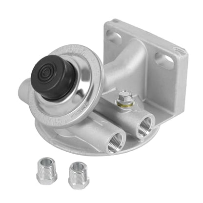3/8" NPT 1-14" Diesel Fuel Filter Mounting Base Hand Priming Pump Mounting Base Universal