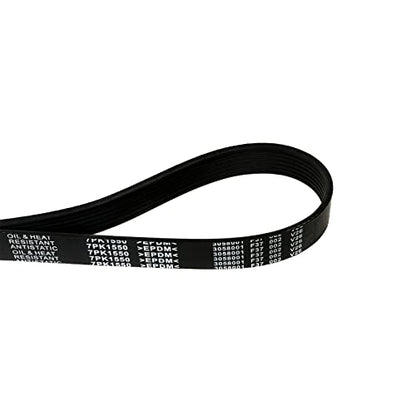 7PK1550 Serpentine Belt fit 2012-2019 for Toyota Camry, 2009-2015 for Toyota Venza, 2008-2016 for Toyota Highlander, 2006-2018 for Lexus IS350/IS250, 2016-2018 for Lexus RC300/RC350/RX350