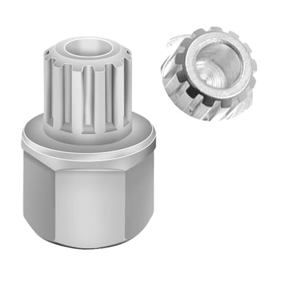 58/13PT Wheel Locking Nut Key Compatible with VW, Audi, Nut Removal - color: 58/13PT