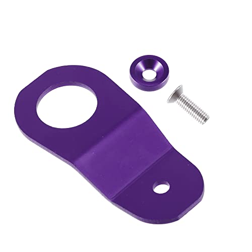 X AUTOHAUX Engine Water Tank Radiator Bracket Radiator Stay Mount Bracket and Washer Kit for Honda Civic 1996-2000 Aluminum Alloy Purple 1 Set - color: Purple