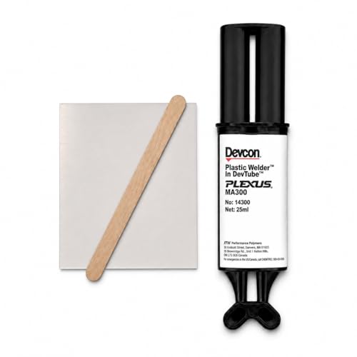 Maven Adhesive Kit (Plexus MA300) - All-Purpose High-Strength 5-Minute MMA Adhesive, 25mL Cartridge with Mixing Sheet & Stick (30500)