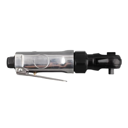 Mini Air Ratchet Wrench, Small Size and Light Weight 1or4in Threaded Connector, Very Low Vibration for Long Hours of Work, Support Forward and Reverse Rotation, Three Gears (1/4