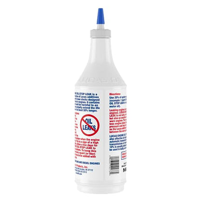 Lucas Oil 10278 Engine Oil Stop Leak - 1 Quart - size: Quart