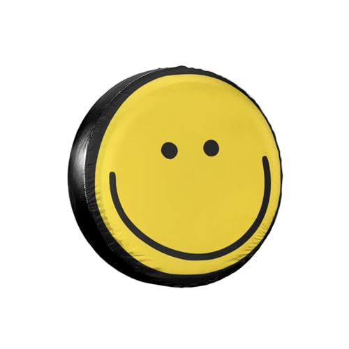 Smiley Face Tire Cover Weatherproof Wheel Spare Tire Cover 16 Inch Rv SUV - color: Smiley Face, size: 16 inch